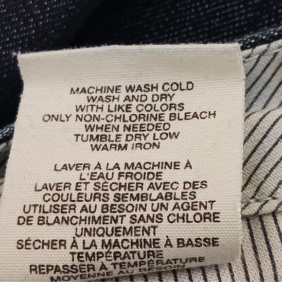 Gap 1969 Jeans Womens Junior Size 1 Blue Trouser Limited Edition Dark Wash Denim - Picture 9 of 11